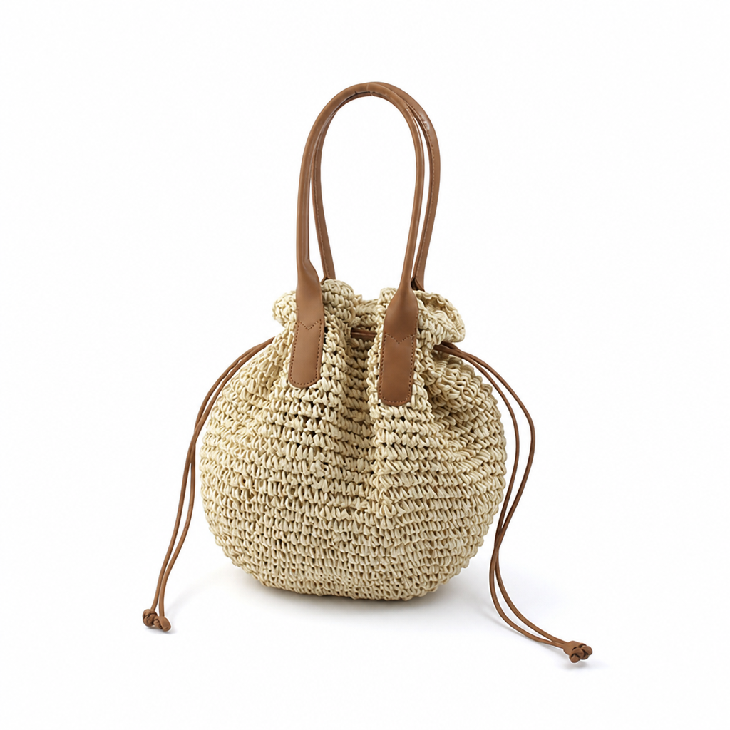 Durable Woven Natural Backpack (Adjustable Straps)