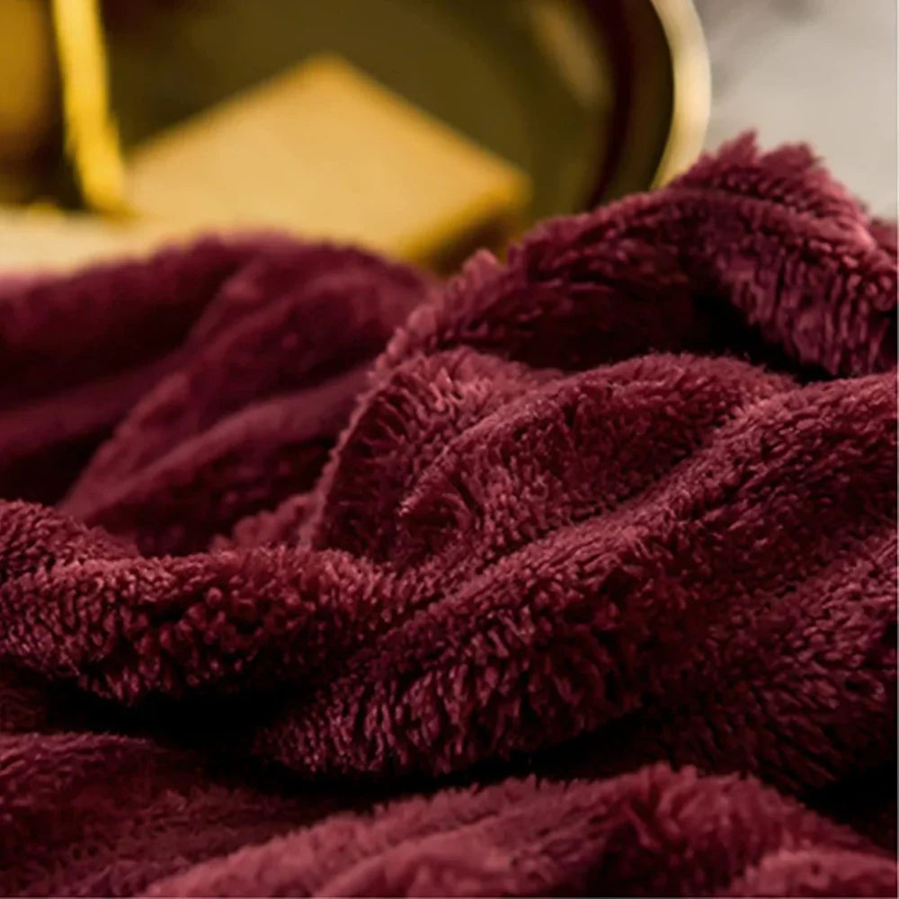 Duvet Cover Set Plush Brushed Winter-Weight Includes 2 Pillowcases