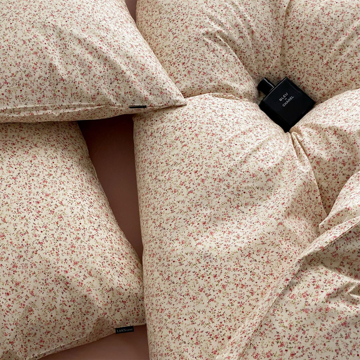 Duvet Cover Set Reversible Mako Cotton Satin 4-Piece