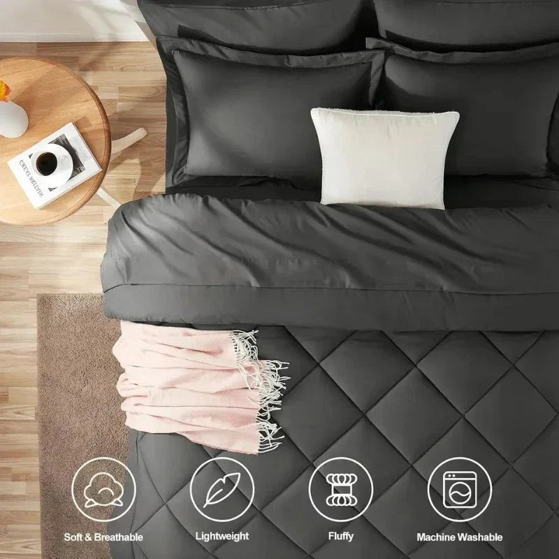 Duvet Lightweight Polyester Fill Machine-Washable