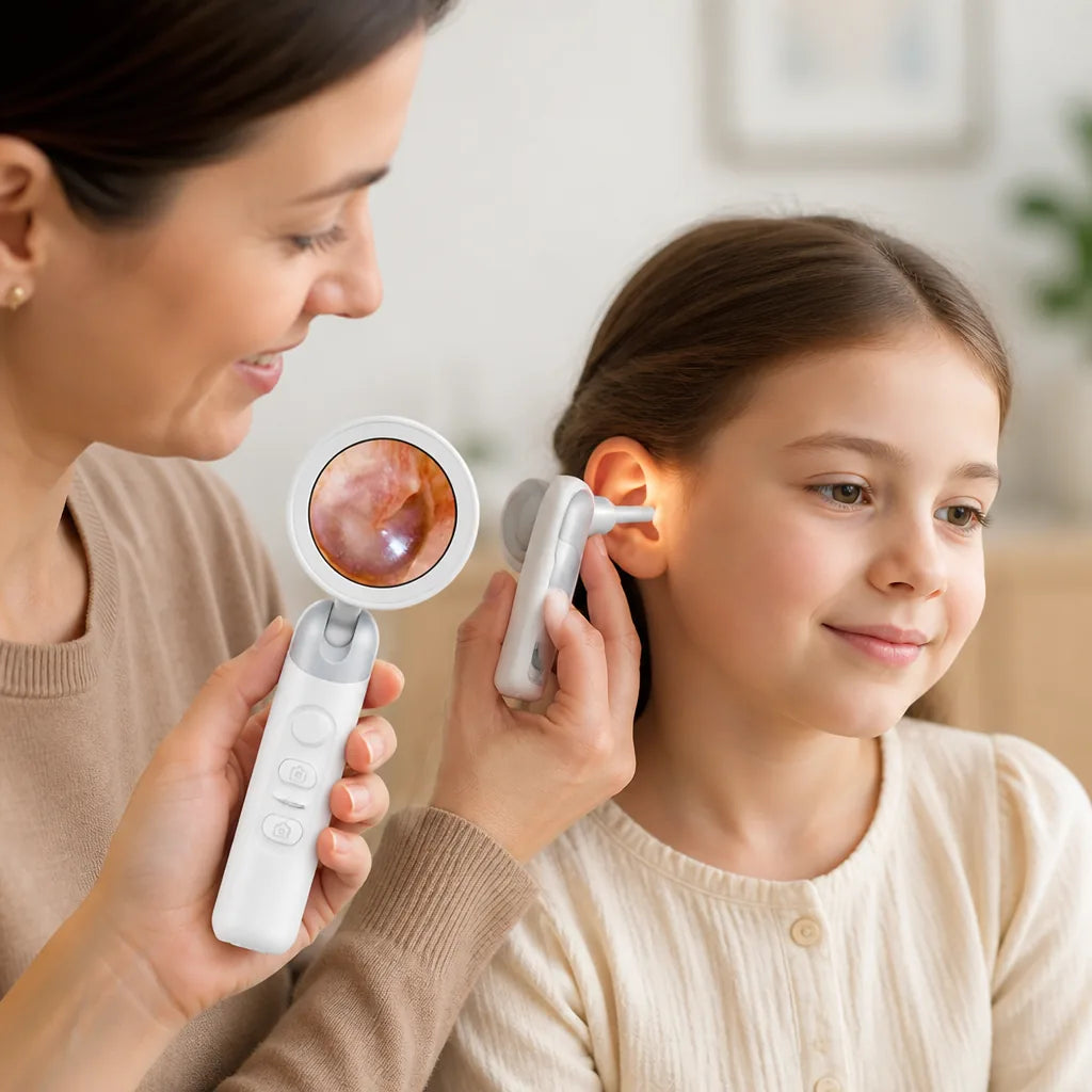 Ear Camera HD Display & Recording Angled Silicone Tips