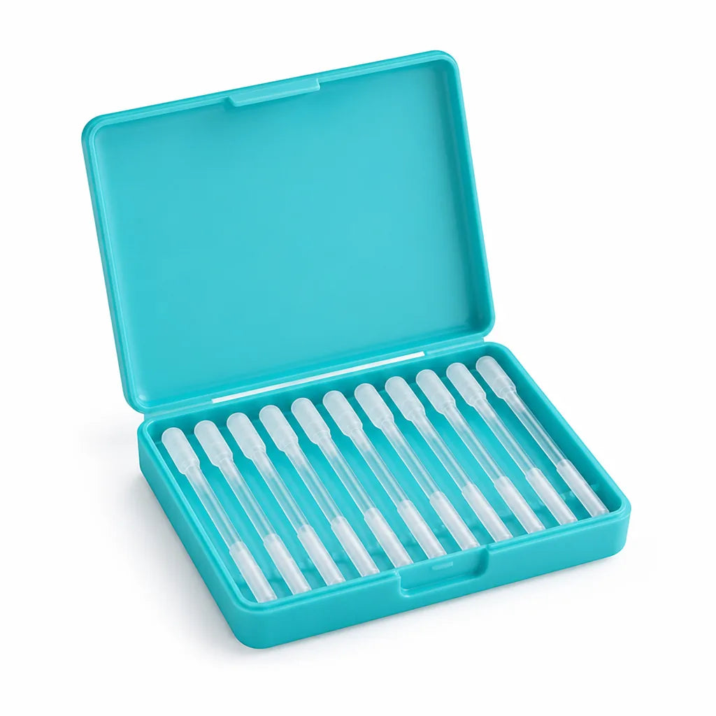 Ear Cleaning Sticks Soft Sticky Silicone Reusable Travel Case