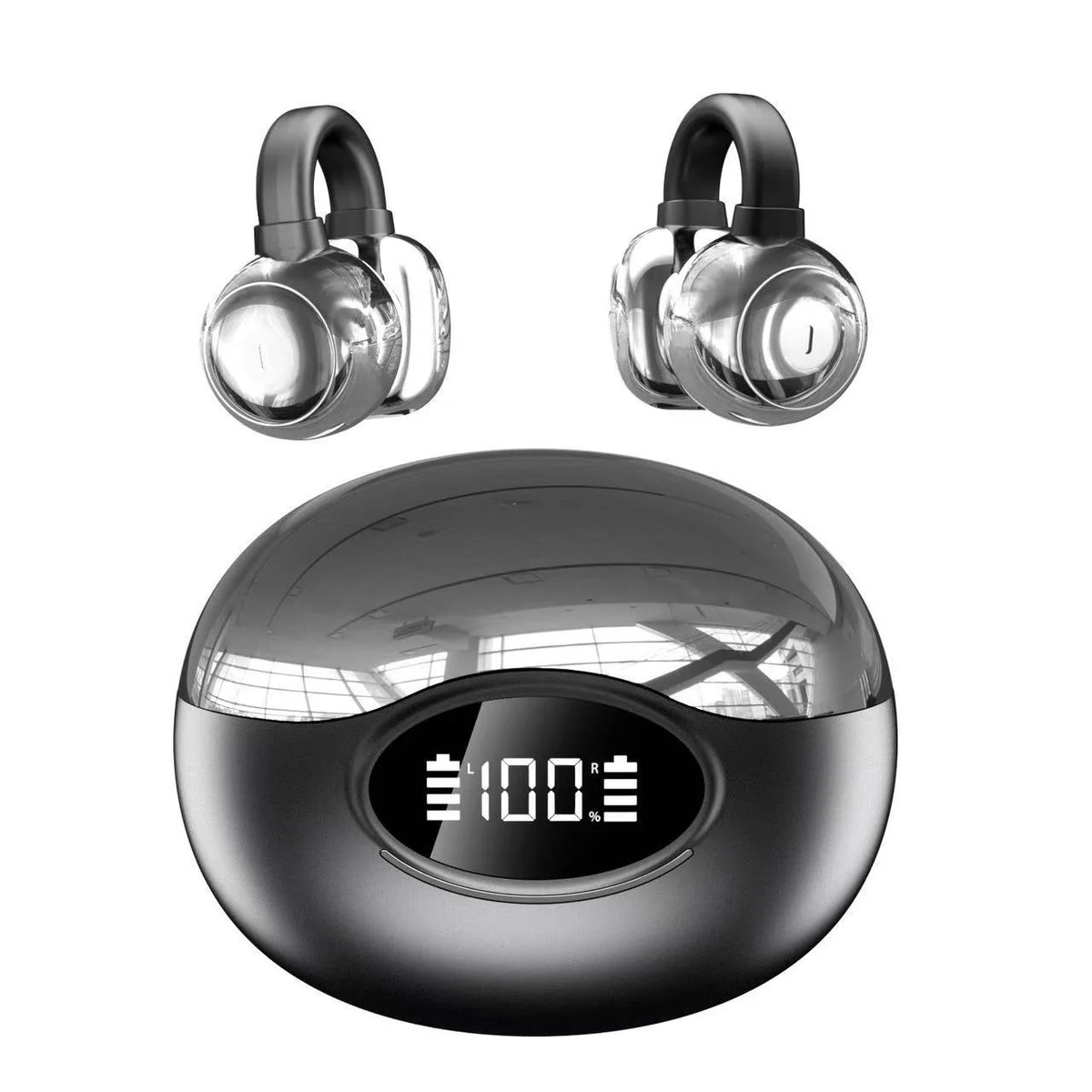 Ear Clip Headphones Real-Time AI Translation Secure Fit