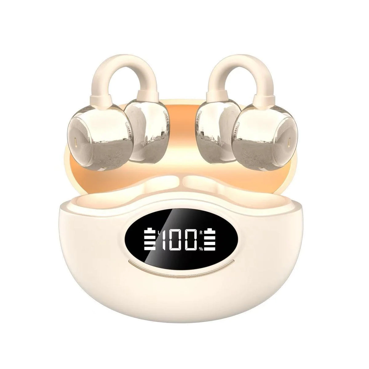 Ear Clip Headphones Real-Time AI Translation Secure Fit