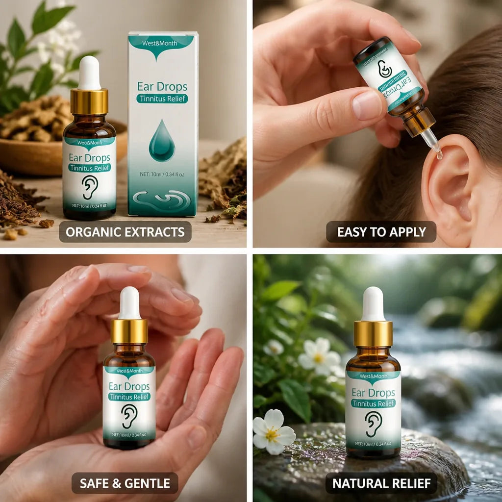 Ear Drops Tinnitus Relief Organic Plant Extracts