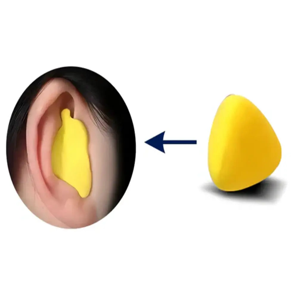 Ear Plugs Noise-Blocking Soft Silicone Reusable