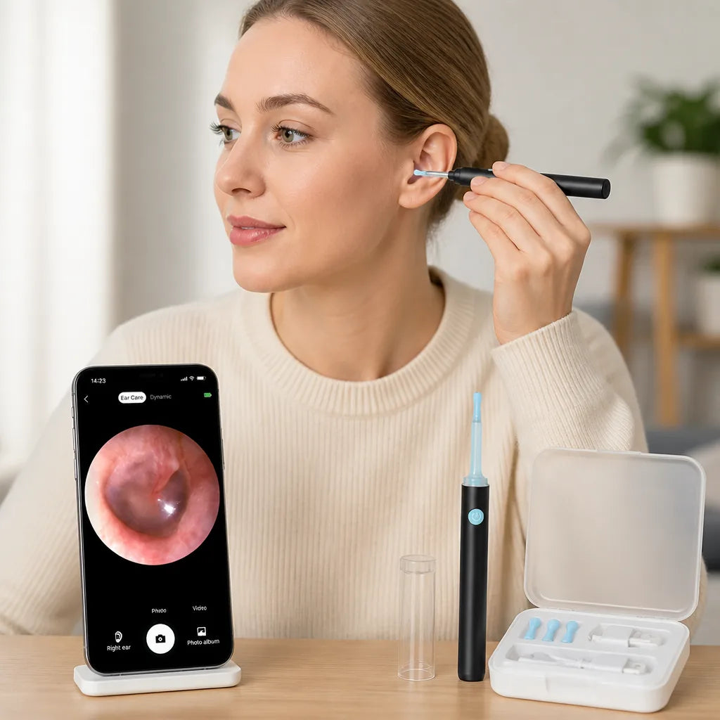 Earwax Removal Endoscope HD Camera Silicone Tips Type-C