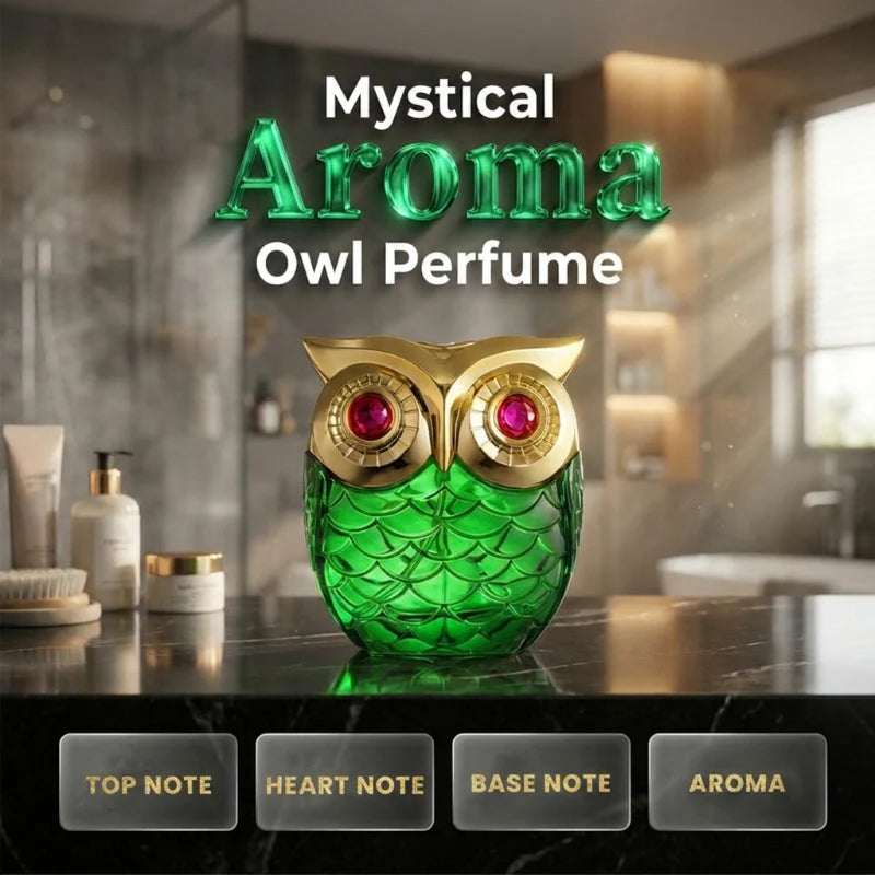 Eau De Parfum Owl-Shaped Glass Bottle 3.4 Fl Oz