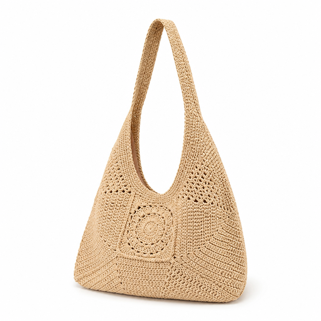 Eco-Friendly Handwoven Crochet Tote