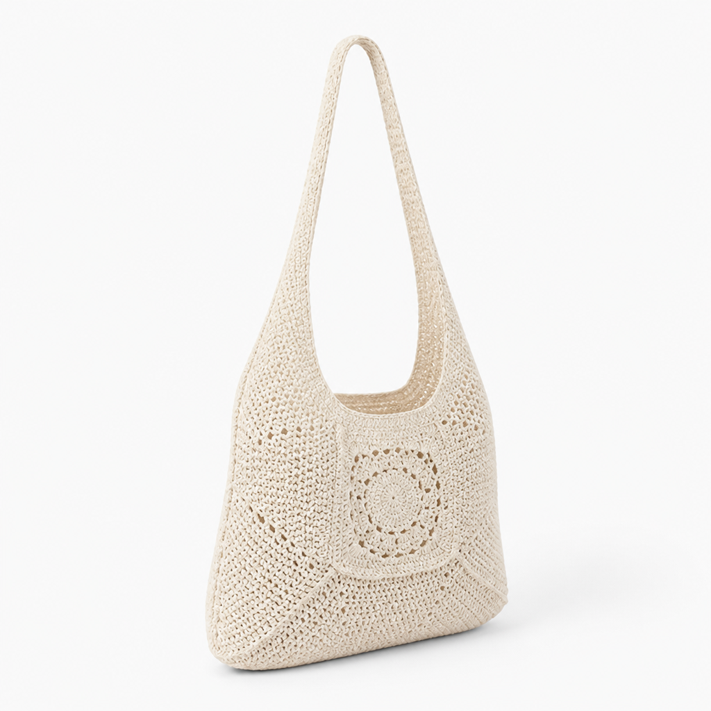 Eco-Friendly Handwoven Crochet Tote