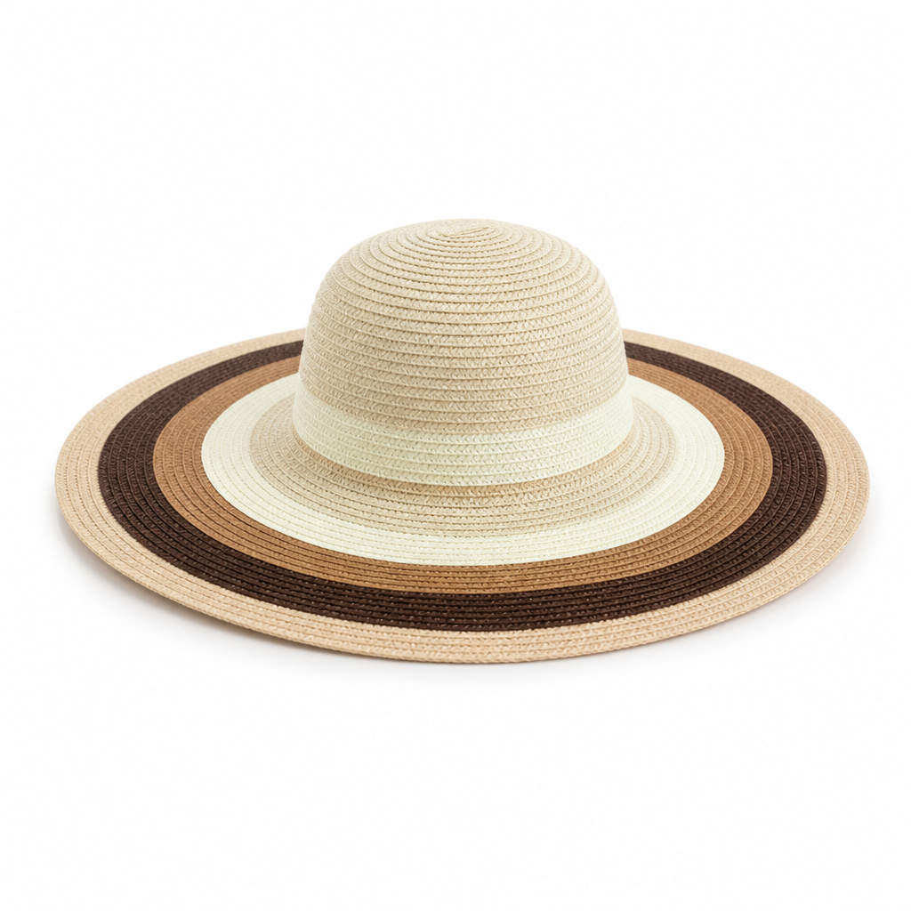 Eco-Friendly Spacious Beach Bag & Sun Hat (Set of 2)