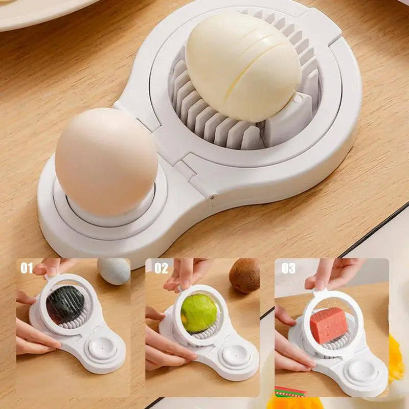 Egg & Fruit Slicer Stainless Steel Blades Multi-Function