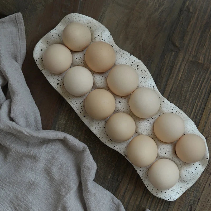 Egg Storage Tray Resin 6 or 12 Grid