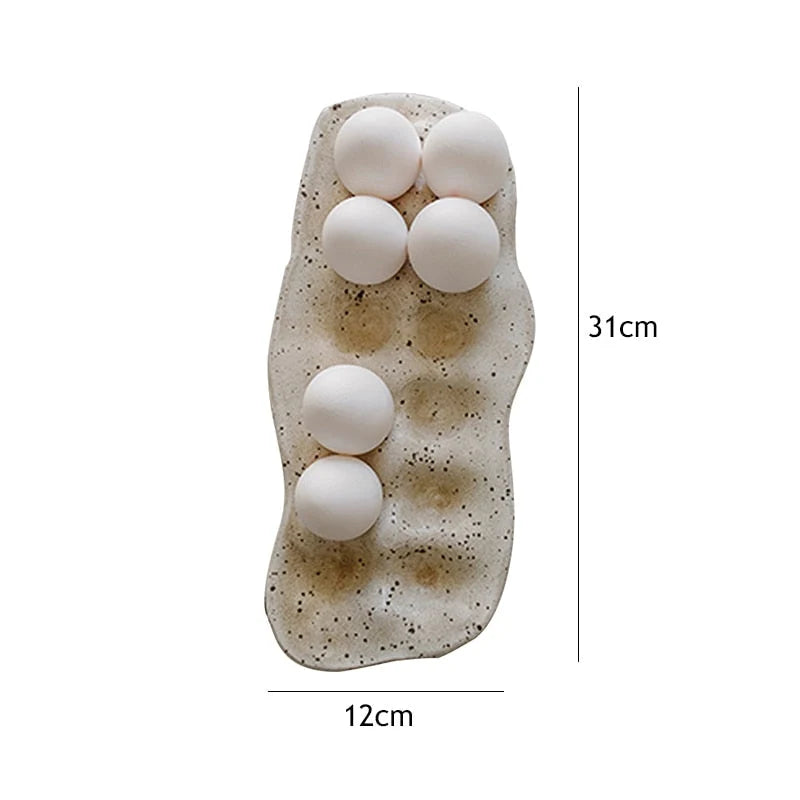 Egg Storage Tray Resin 6 or 12 Grid
