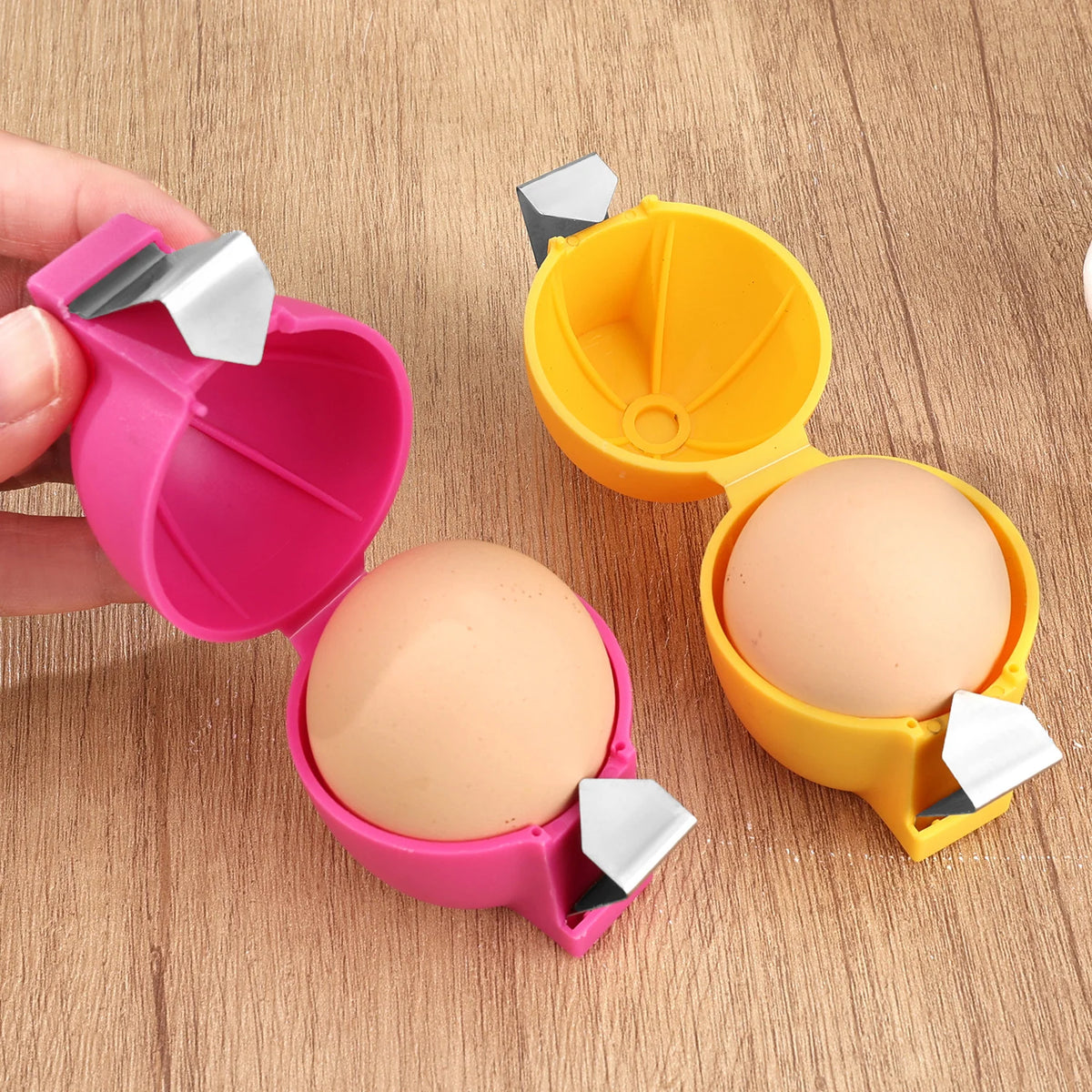 Egg Topper Boiled Egg Shell Opener Compact PP Plastic