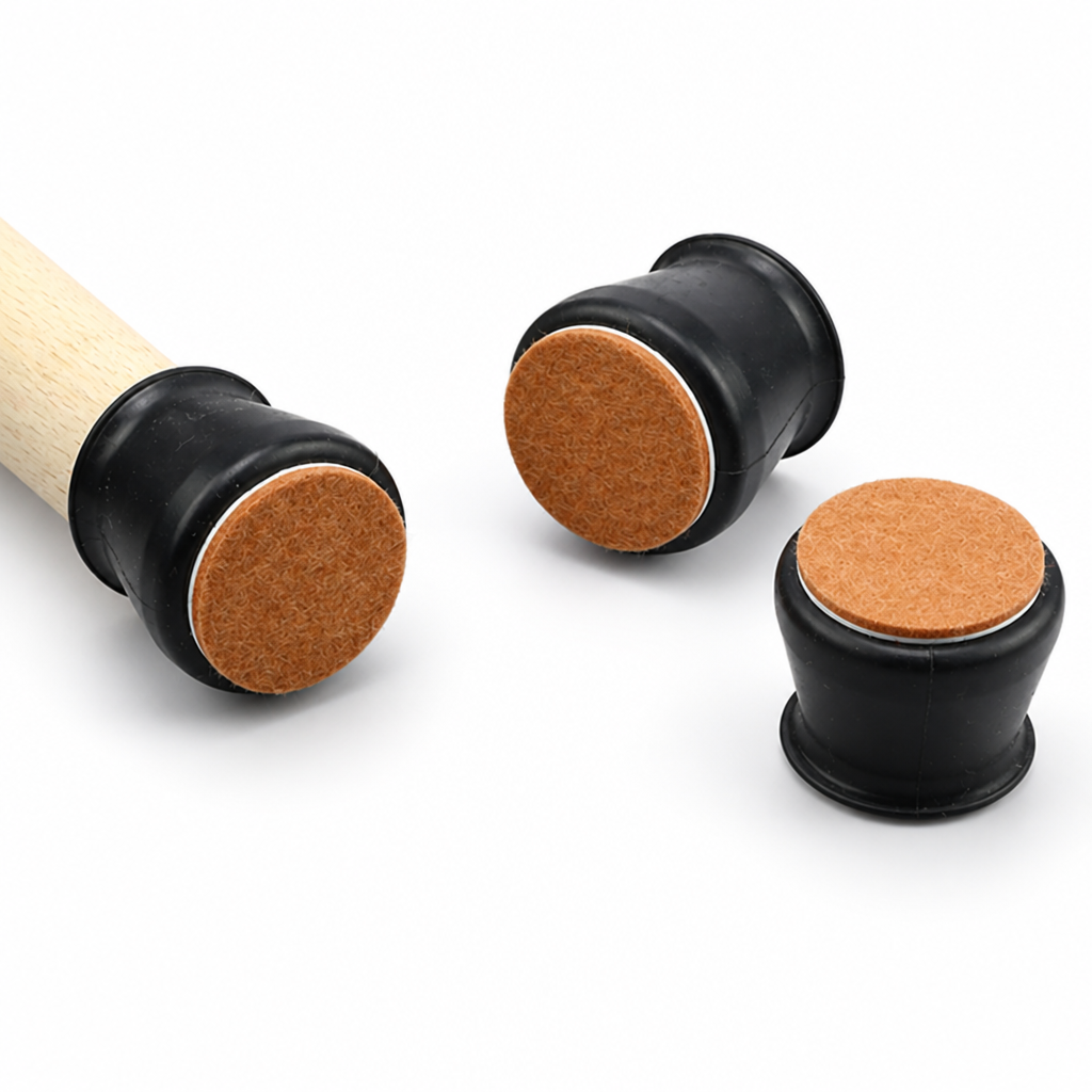 Elastic Silicone Universal Felt-Back Furniture Leg Protectors