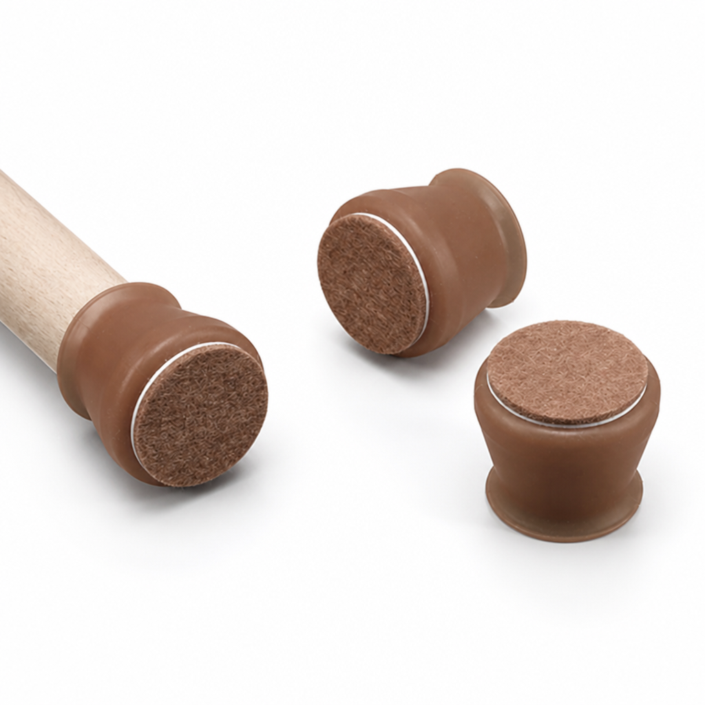 Elastic Silicone Universal Felt-Back Furniture Leg Protectors