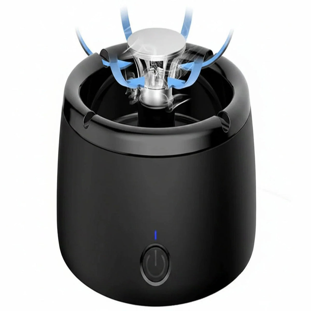 Electric Ashtray Built-In Fan Activated Carbon Filter Rechargeable