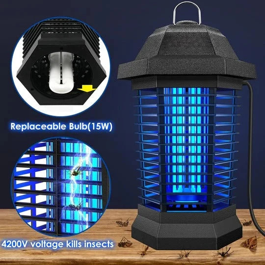 Electric Bug Zapper UV Light High Voltage