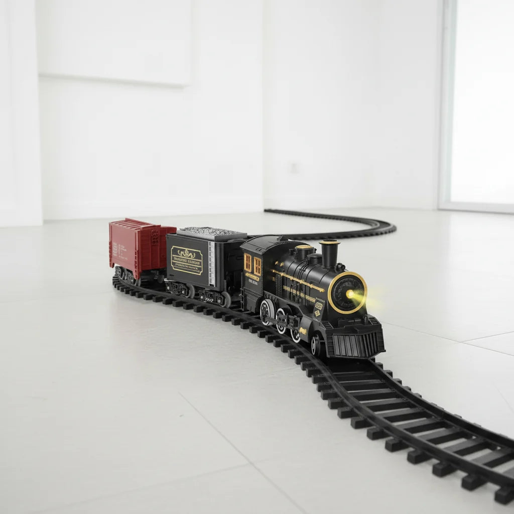 Electric Christmas Train Set Flexible Track System