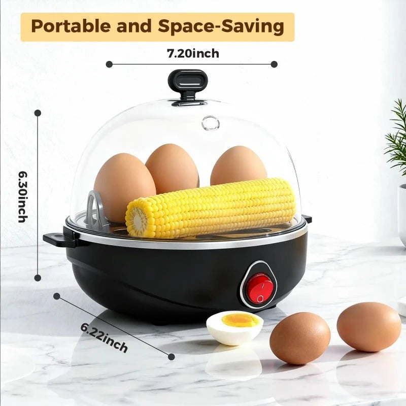 Electric Egg Cooker Up to 7 Eggs Overheat Protection