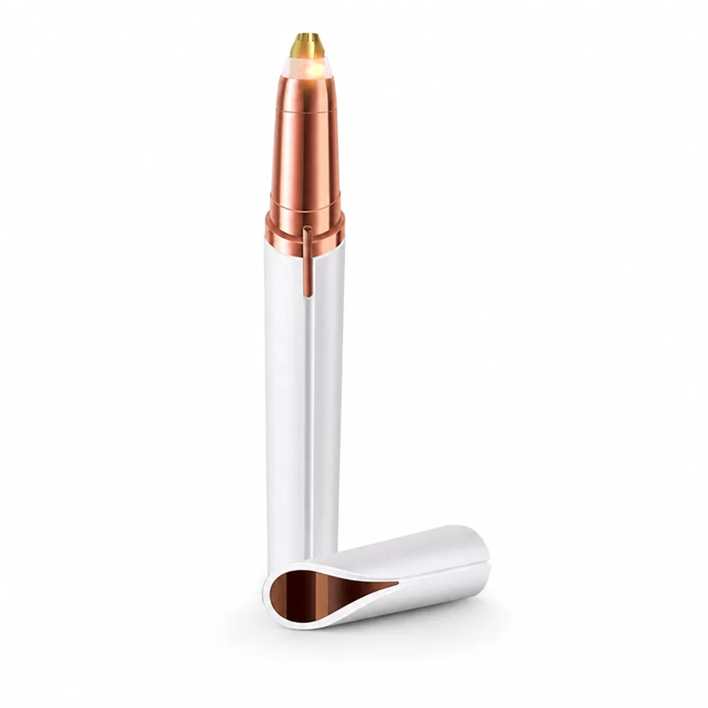 Electric Eyebrow Styler Gold-Plated Precision Tip & Ergonomic Pen