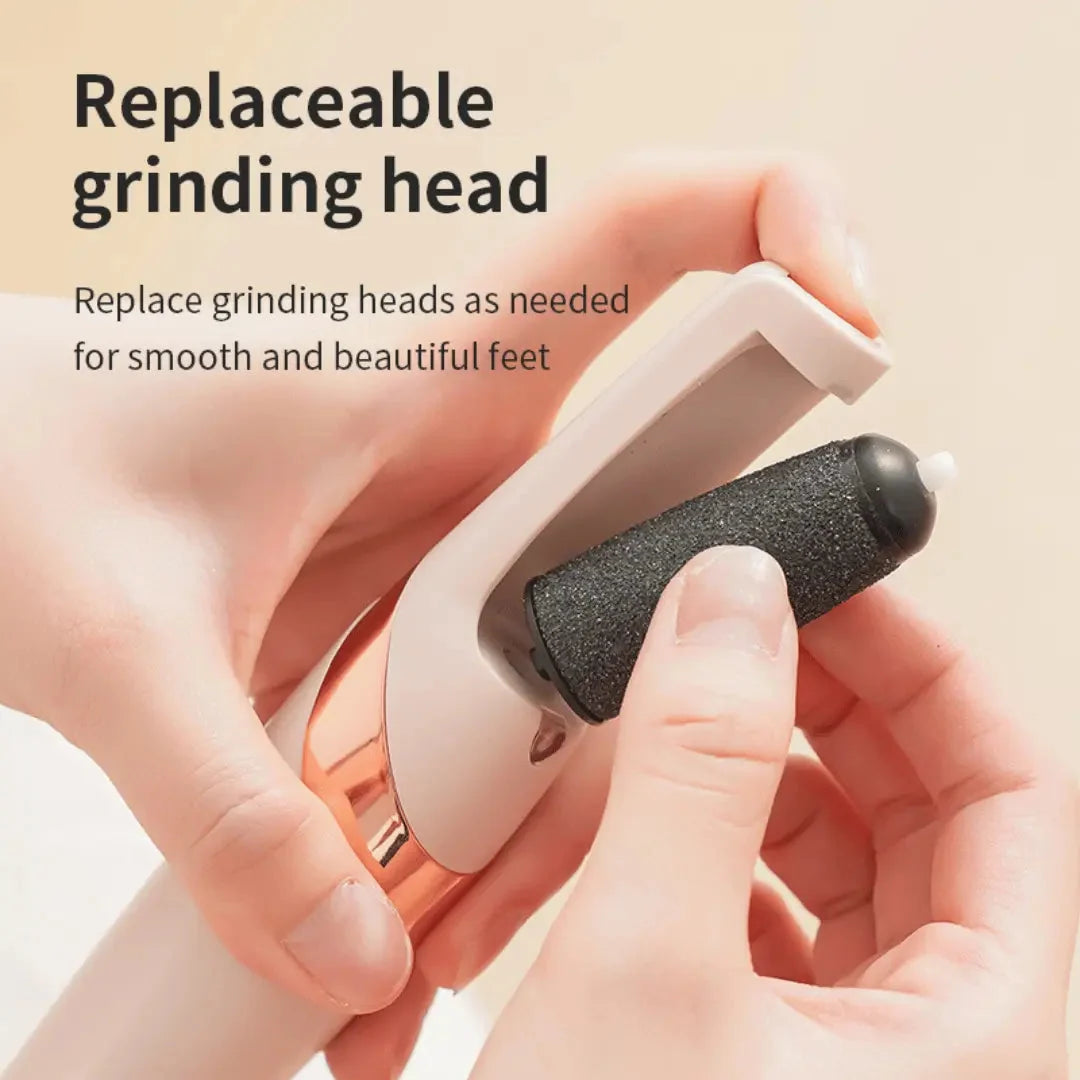 Electric Foot File Rechargeable Cordless High-Speed Rotating Head