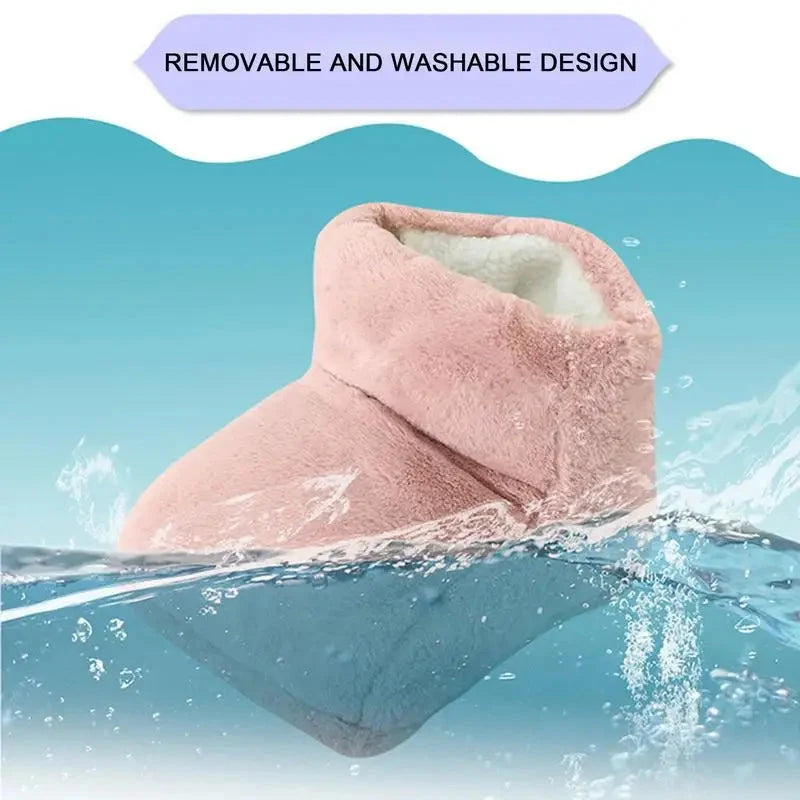 Electric Foot Warmer Soft Plush Even Heat One Size