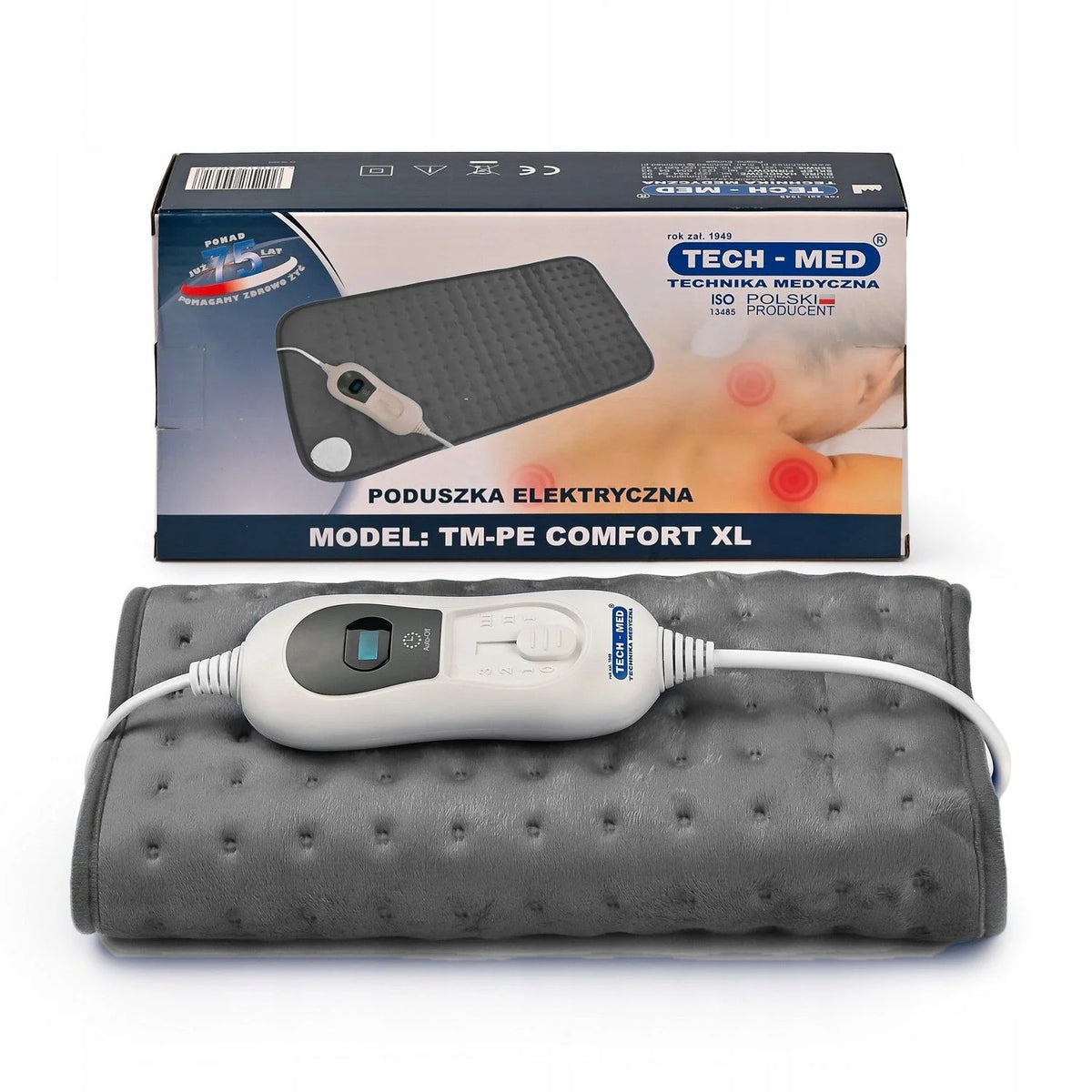 Electric Heating Pad Adjustable Heat Settings Soft Fleece