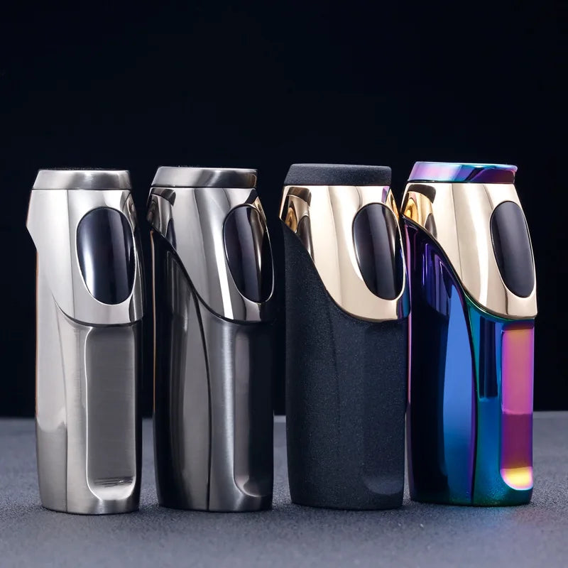Electric Lighter Metal Tri-Flame Touch-Sense Ignition