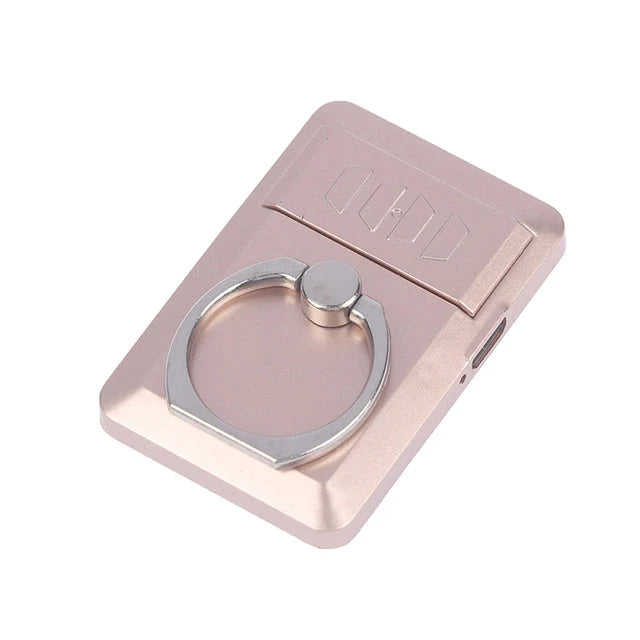 Electric Lighter Phone Stand Windproof USB Rechargeable
