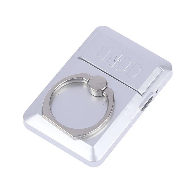 Electric Lighter Phone Stand Windproof USB Rechargeable
