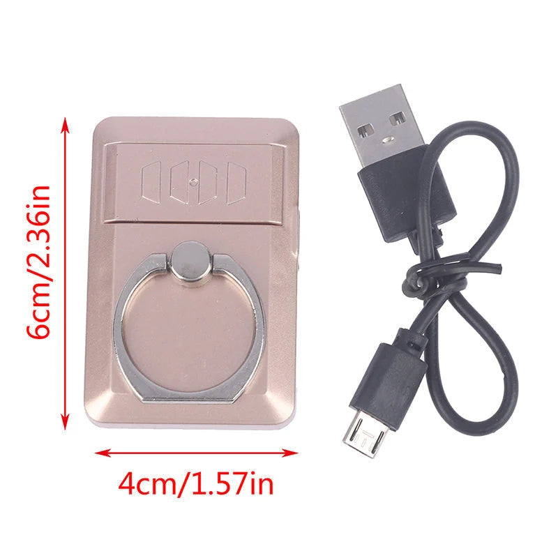 Electric Lighter Phone Stand Windproof USB Rechargeable
