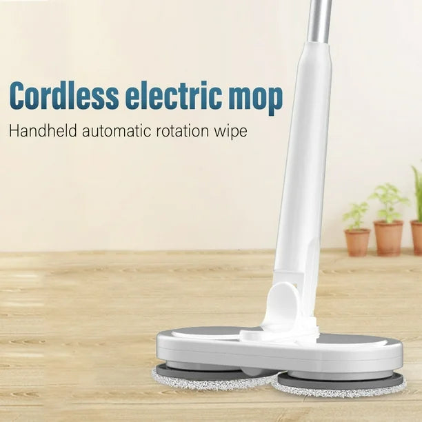 Electric Mop Cordless Spray System Washable Microfiber Pads