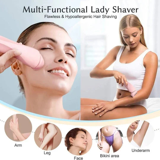 Electric Shaver 3D Floating Foil USB Rechargeable