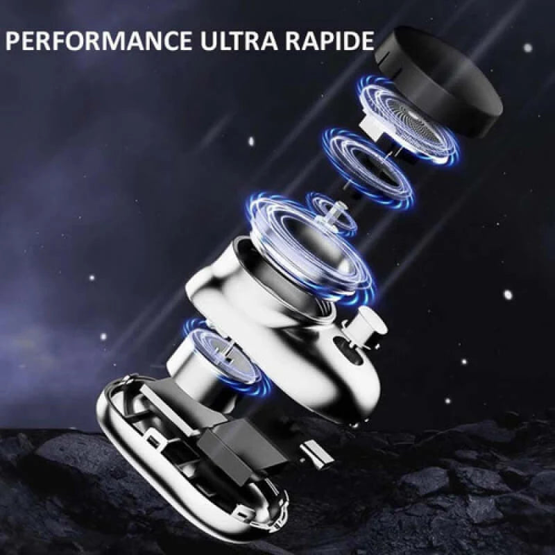 Electric Shaver 6 Stainless Steel Blades Wet Or Dry