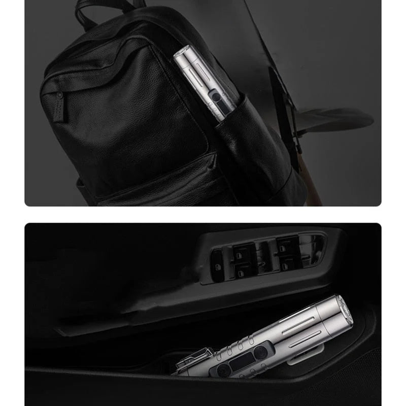 Electric Shaver Built-In Lighter USB Rechargeable Travel-Ready