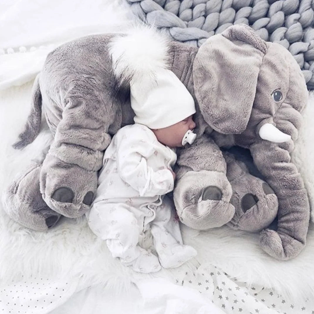Elephant Plush Cushion Soft Machine Washable