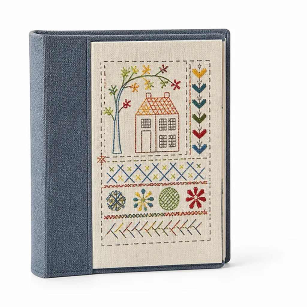 Embroidery Kit 106 Stitches Removable Linen Pages