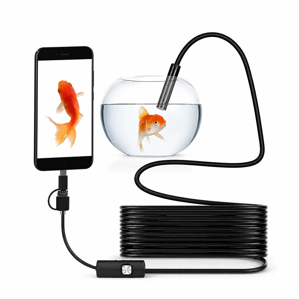 Endoscope Camera HD Adjustable LED Flexible Probe