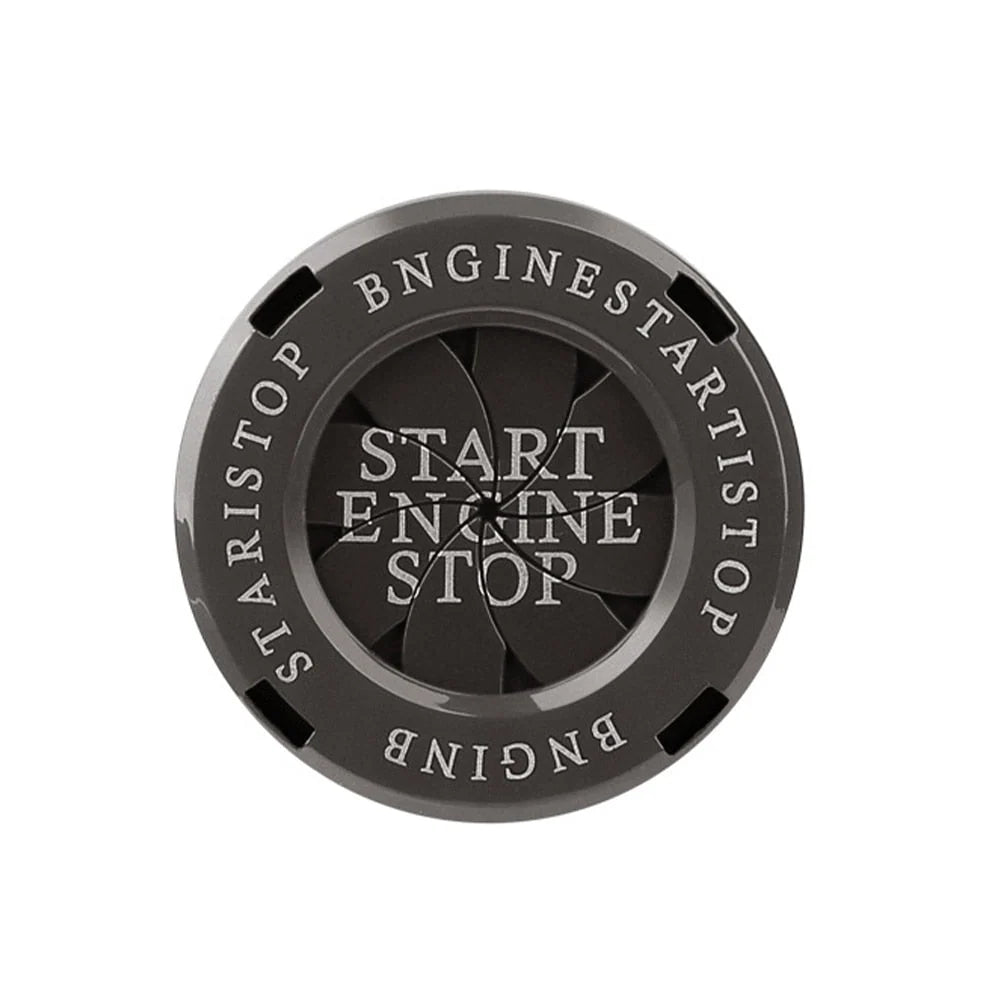Engine Start Button Cover Rotating Alloy Protective Design