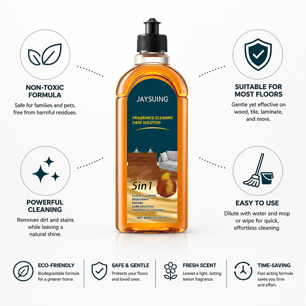 Enzyme-Powered Non-Toxic Floor Cleaner & Polisher