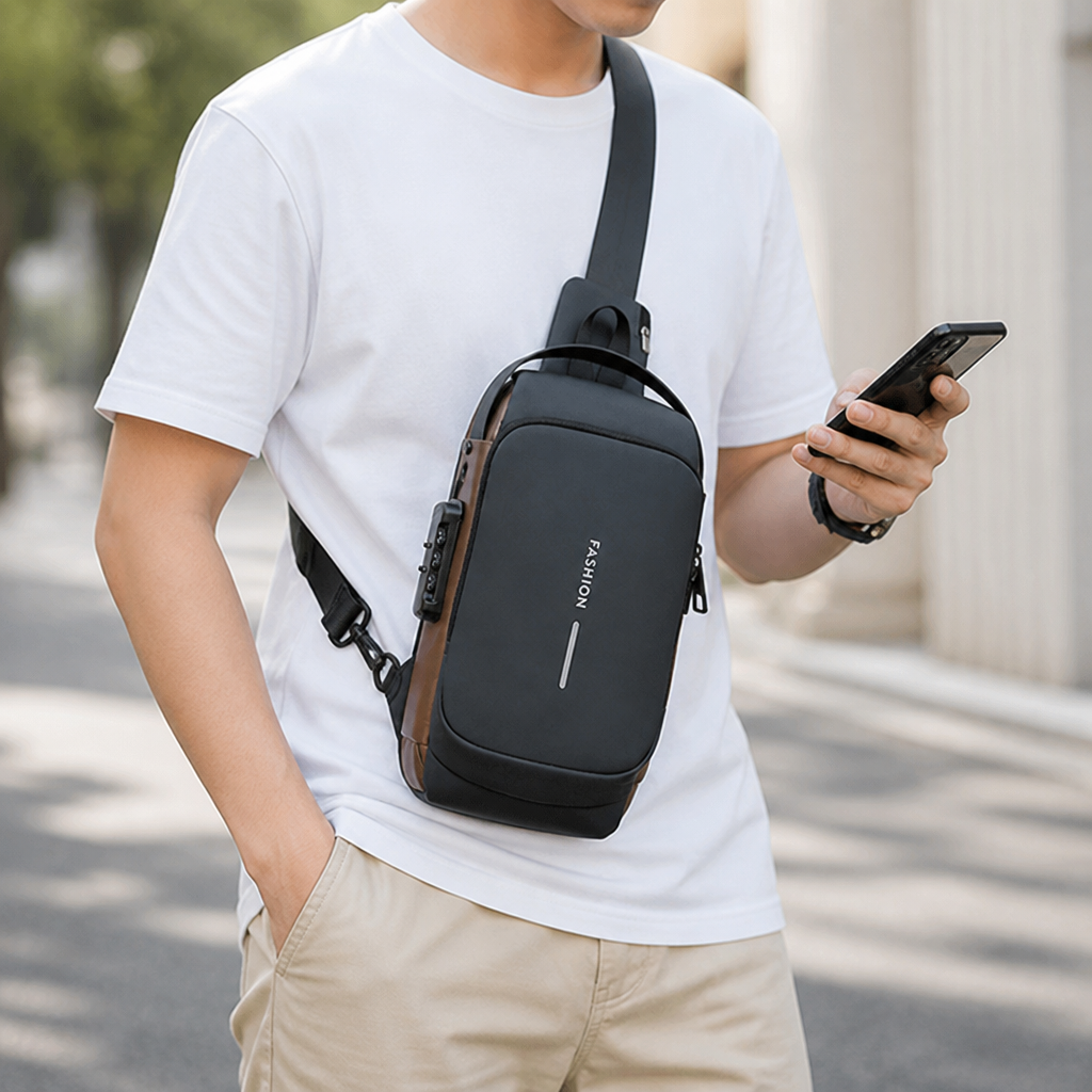 Ergonomic Adjustable Strap Crossbody Bag