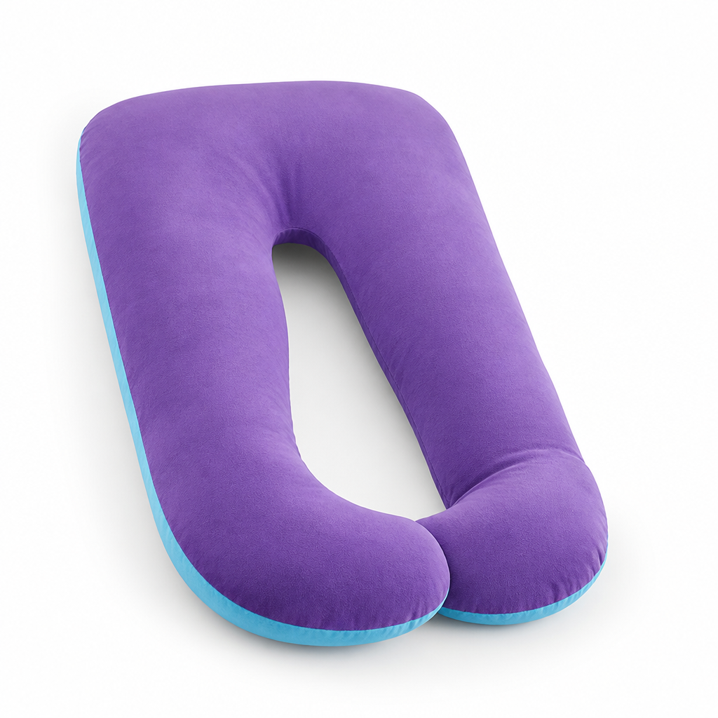 Ergonomic Breathable Pregnancy Body Pillow (Removable Washable Cover)
