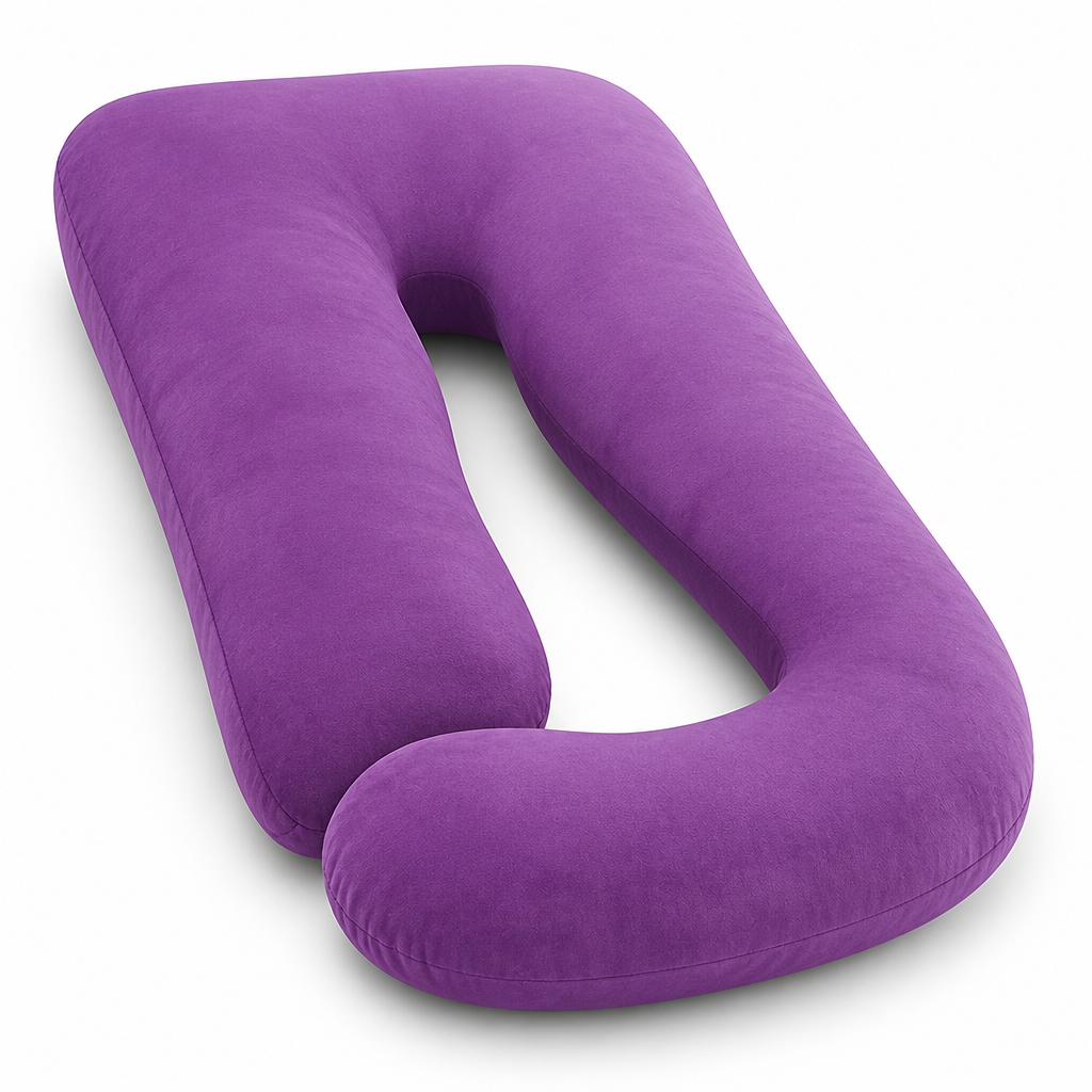 Ergonomic Breathable Pregnancy Body Pillow (Removable Washable Cover)