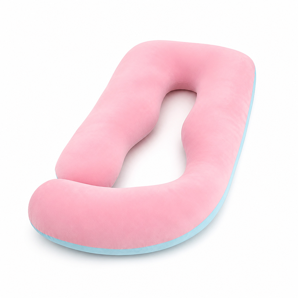 Ergonomic Breathable Pregnancy Body Pillow (Removable Washable Cover)