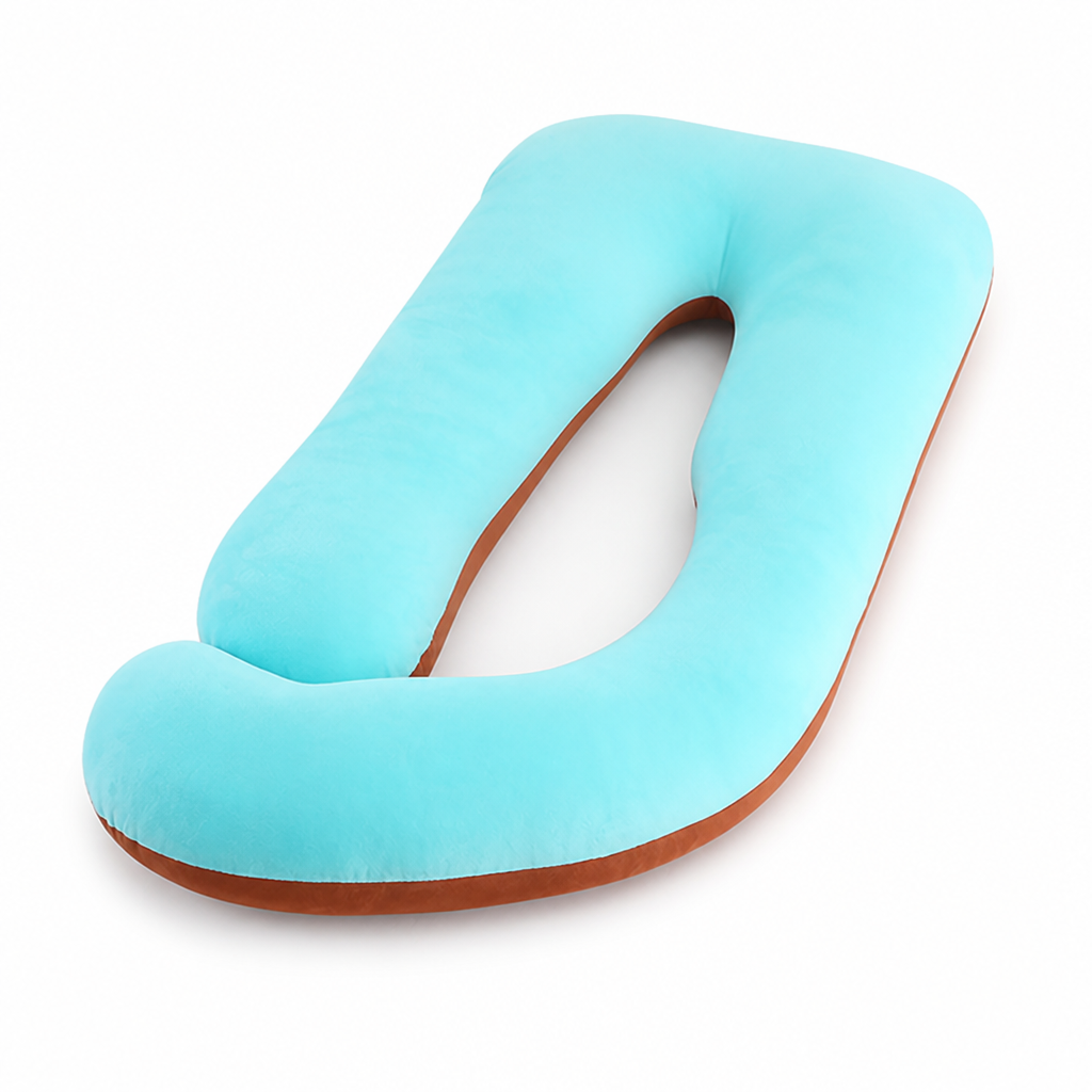 Ergonomic Breathable Pregnancy Body Pillow (Removable Washable Cover)
