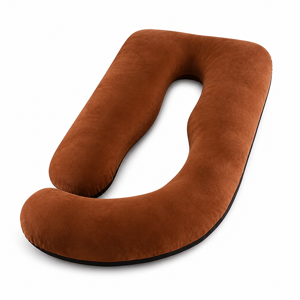 Ergonomic Breathable Pregnancy Body Pillow (Removable Washable Cover)