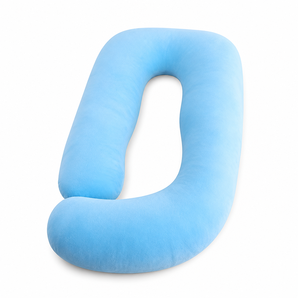 Ergonomic Breathable Pregnancy Body Pillow (Removable Washable Cover)