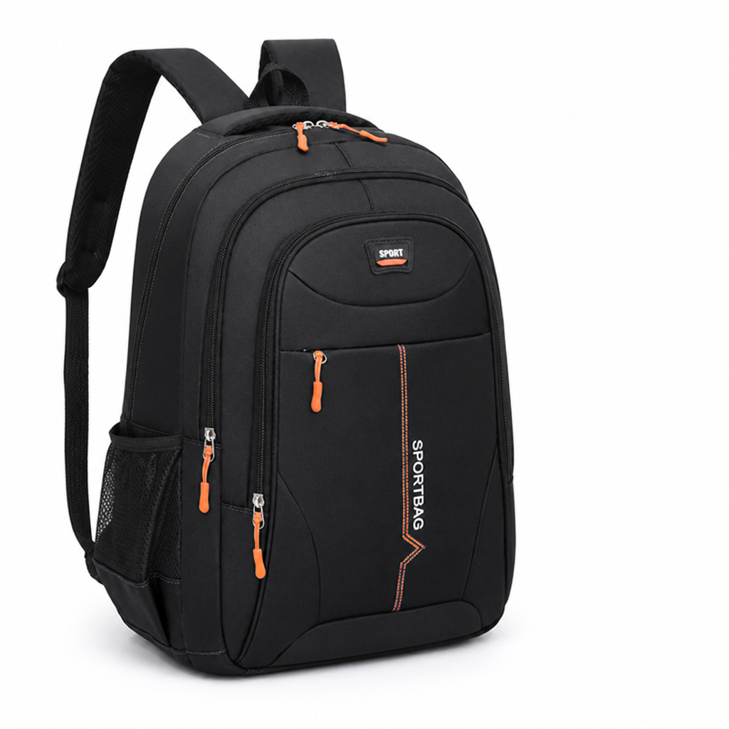 Ergonomic Padded Straps & Water-Resistant Sports Backpack (Fits 17" Laptop)